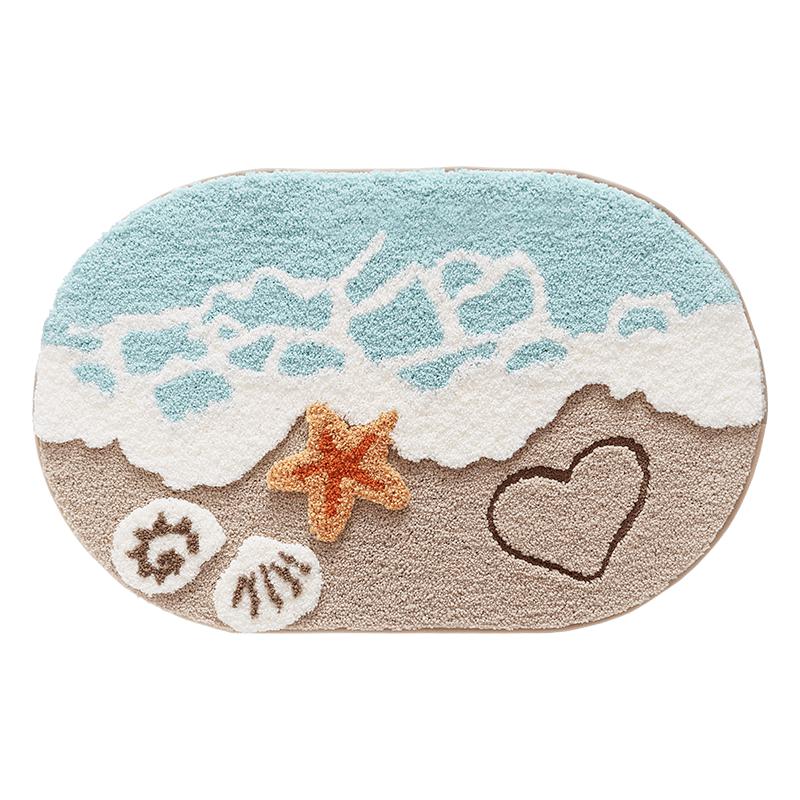 Bathroom Absorbent Non-Slip Floor Mat 60x90cm