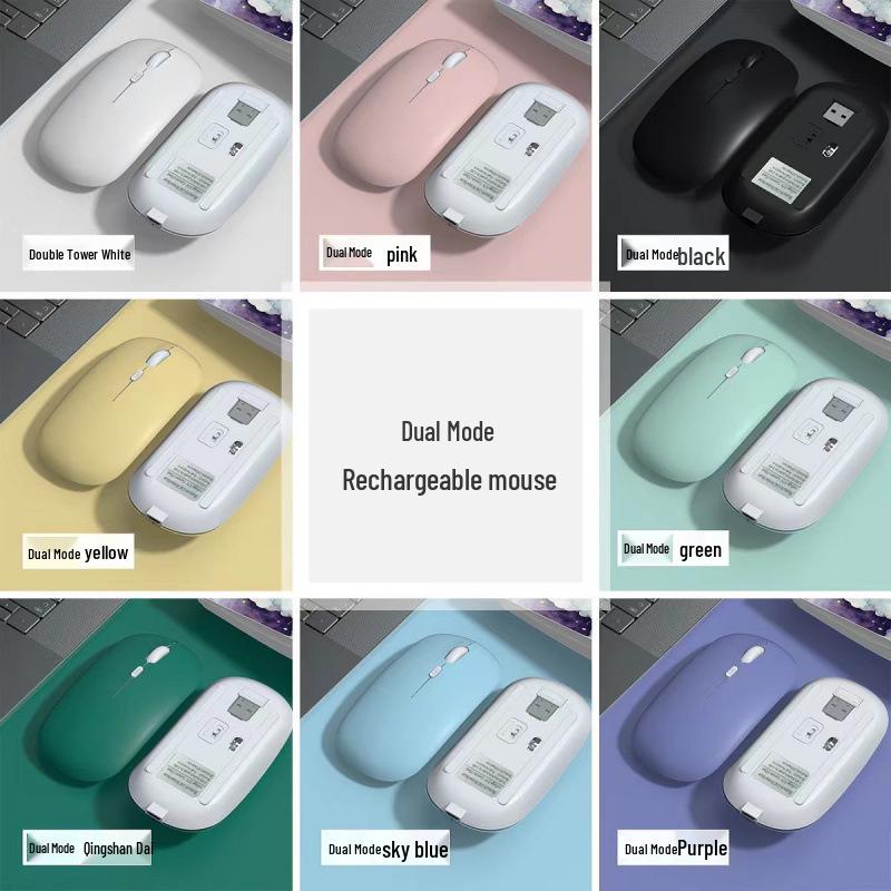 Wireless Rechargeable Bluetooth Keyboard & Mouse for iPad, Tablet, and Android/Apple Devices