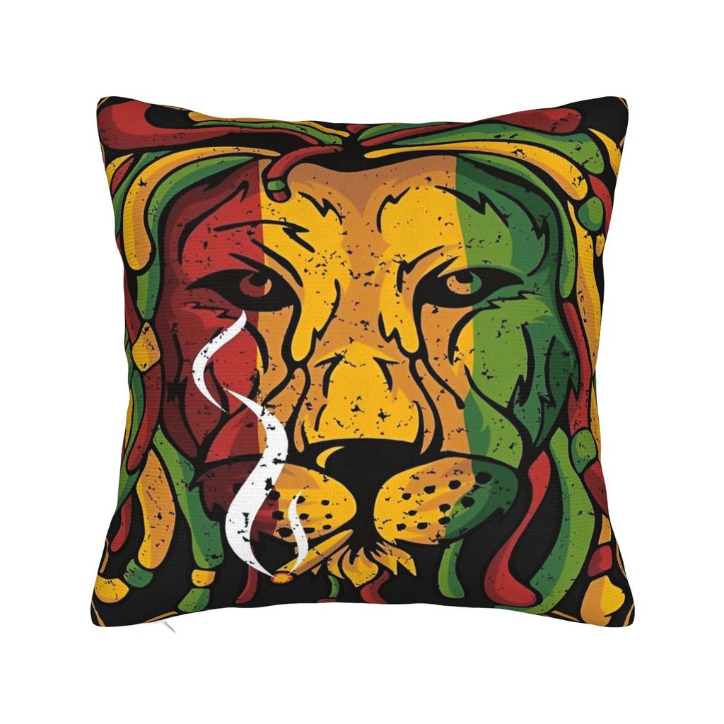 Flag of Reggae of Jamaica Pillowcase Polyester Cushion Cover Decorative Rasta  Pillow Case Cover Home Wholesale 40X40cm