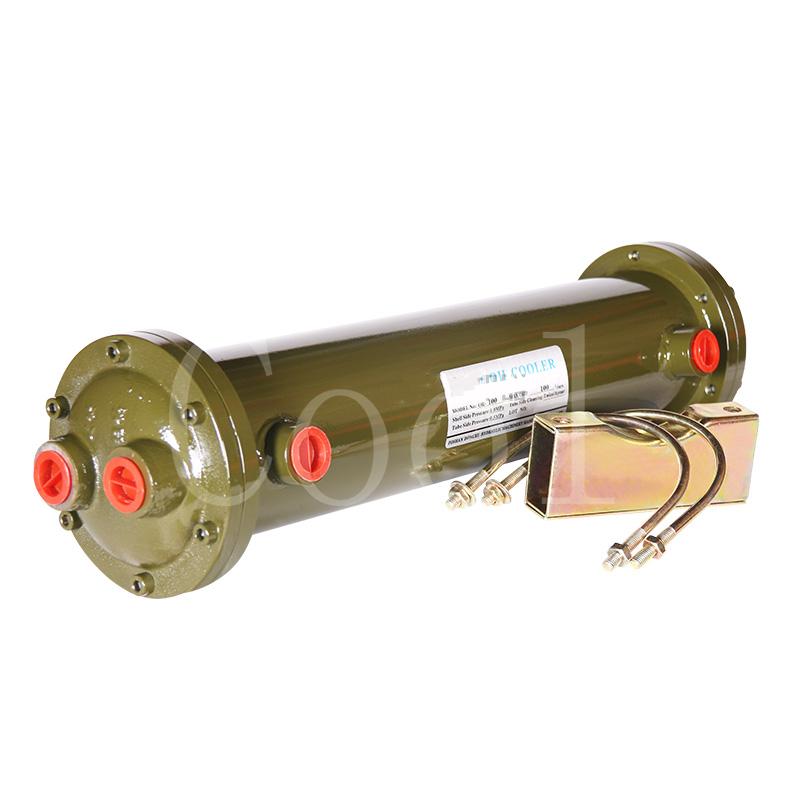 Hydraulic System Water Cooler Oil Cooler OR-100 Tube Radiator Purple Tube Shell Heat Exchanger
