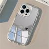 INS Flugzeug-Flugbahn Handyhülle Für iPhone 17 16 15 14 13 12 11 Pro Max XS X XR 7 8 Plus Kosmetikspiegel Stoßfest Weiche Abdeckung