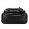 TS JYL laptop bag,Leather Travel Backpack Casual Business Bag Large Student School Backpack