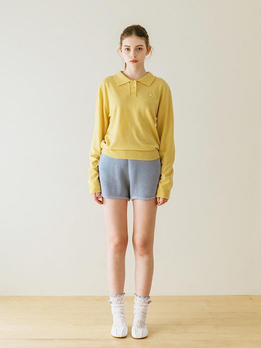 TINKNIT Knit Shorts_Ash Blue