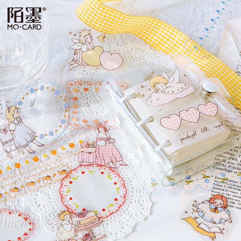 45pcs/lot Kawaii Stationery Stickers Ode to Joy Showa Diary Planner Decorative Mobile Stickers Scrapbooking DIY Craft Sticker