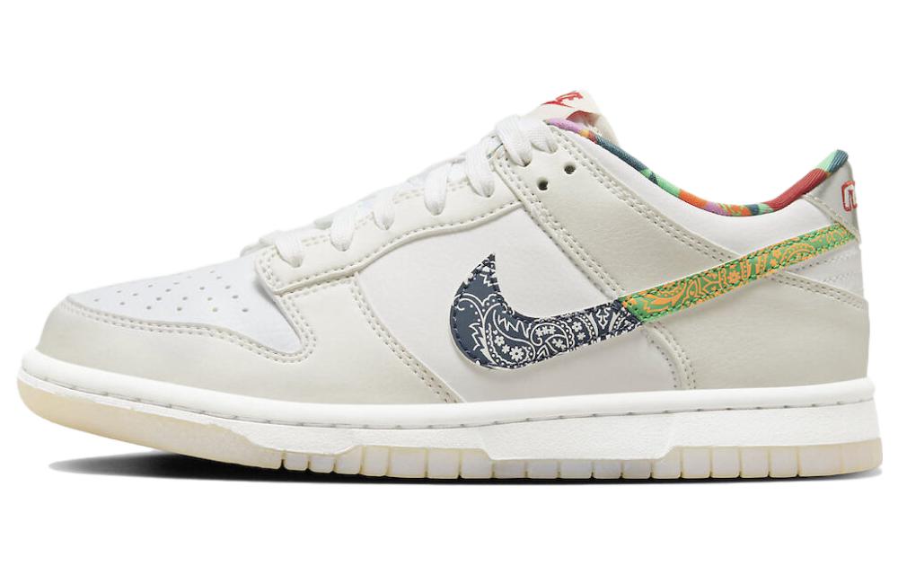 Nike Dunk Low White Multi-Color Paisley GS FN8913-141 35.5