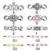 Vintage Cardigan Duck DIY Clip Pin Women Shawl Blouse Collar Sweater Scarf Clasp Charm Shiny Rhinestone Pin Gift for Ladies