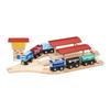 Moku TRAIN Freight Train and 3-track Platform Set