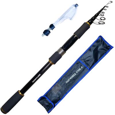 FAST MOBILE Compact Mobile Rod with Detachable Grip Medium Available In Spinning and TACKLAND (Fast Mobile) End, Action, Baitcasting!
