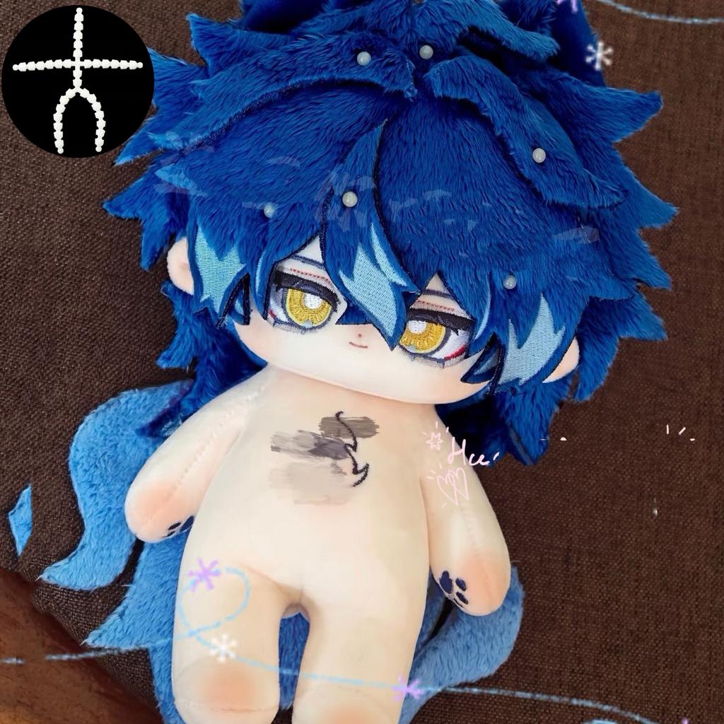 Game Genshin Impact Kyryll Chudomirovich Flins Dolls Plushie Handsome Figures Cotton Dolls Body Dress Up Plush Toys Cosplay Gift
