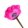 Metal Flower Garden Stake Pollinator Watering Station Mini Bird Bath Drinking Bowl for Bees Butterflies Birds Outdoor Yard