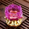 Chinese Alloy Lotus Candle Pedestal for Buddha Butter Candlestick, Household Buddha Hall for Candle Buddha Utensils and Supplies