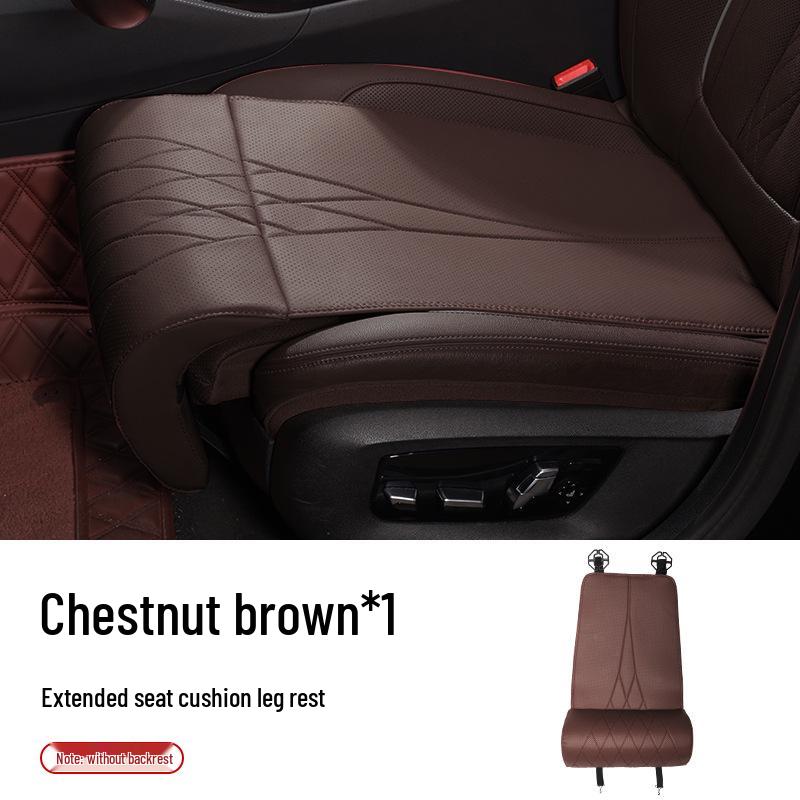 Universal Car Seat Cushion with Leg Support - All-Season, Driver & Passenger Use