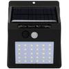 Outdoor Wall Light - Solar Lamp 30 LED PIR Wall Motion Light Sensor Waterproof for Garden - Black