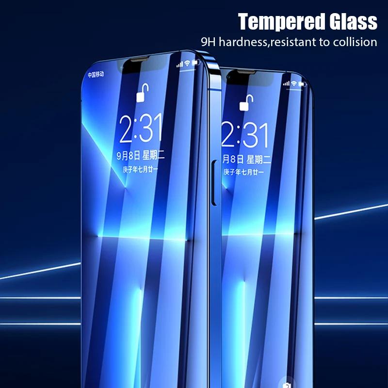 5Pcs Tempered Glass For iPhone 16 13 12 11 14 15 Pro Max Mini Screen Protector For IPhone 17 PRO XR X XS 8 Plus Protective Glass2