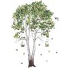 PVC Birch Tree Fresh Plant Wall Sticker Removable Decals Decor Nordic Large Tree  Bedroom