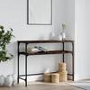 VidaXL Console Table Smoked Oak 100x35.5x75 Cm Engineered Wood 834047