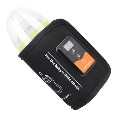 Aquecedor de leite confortável HapiChil da Nursery Aquecedor de mamadeira portátil com ajuste de temperatura digital alimentado por USB Manual de instruções japonês