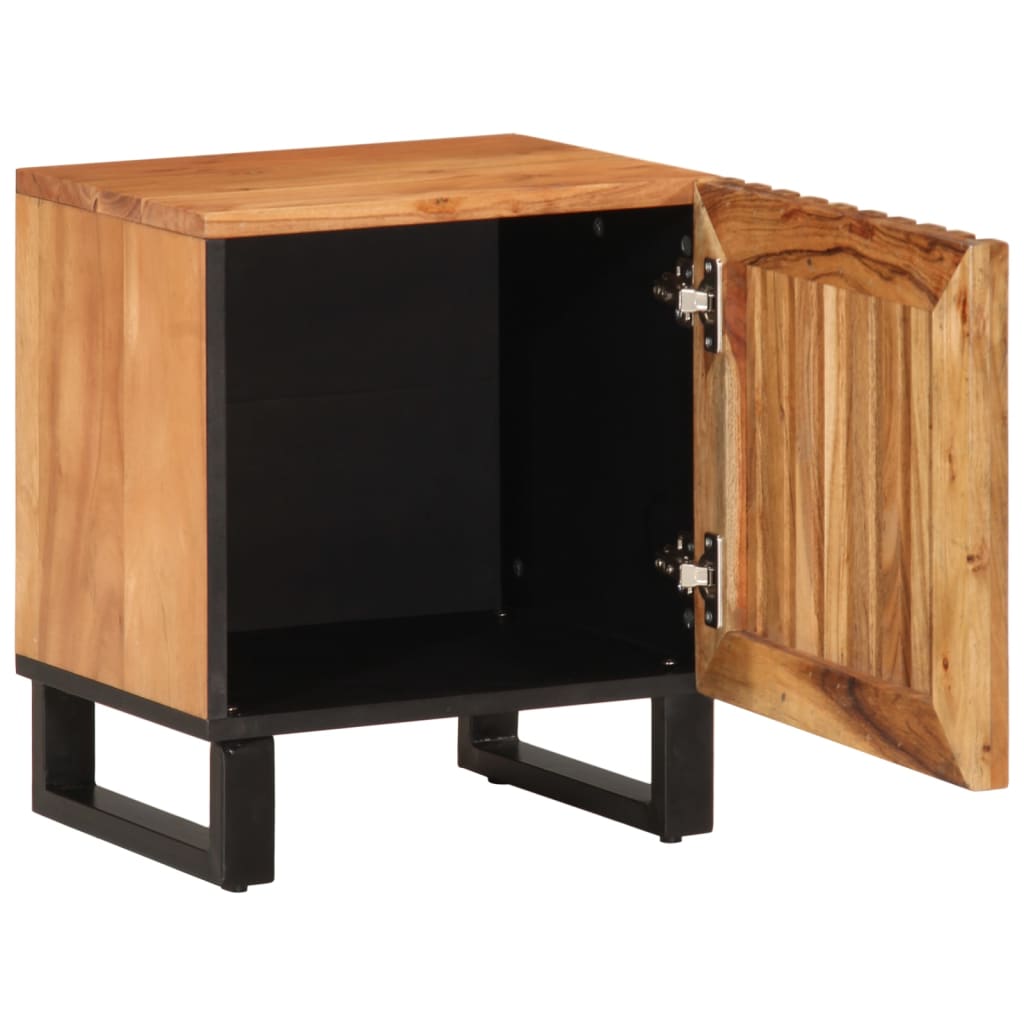Nightstands 2 pcs 40 x 34 x 46 cm Solid Acacia Wood