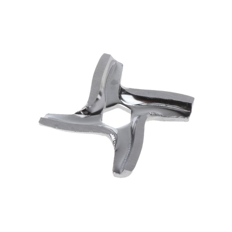 Set da 3 pezzi Coltello Tritacarne Lama a Croce Acciaio Inossidabile Antiruggine 4 Lame Foro Quadrato Parti Accessori Tritacarne