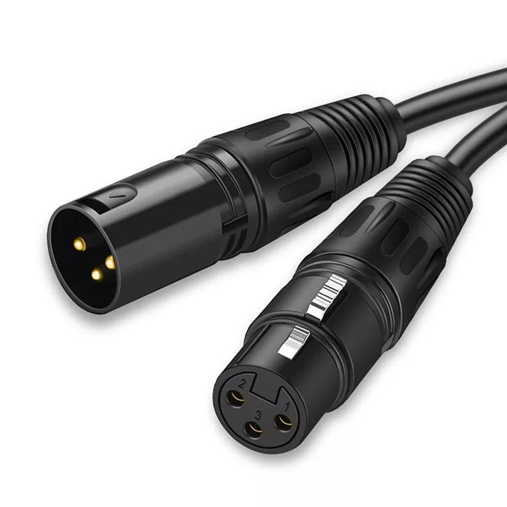 3-Pin XLR Male to Female Balanced Microphone Premium Audio Cable Mic Cord 1.8m