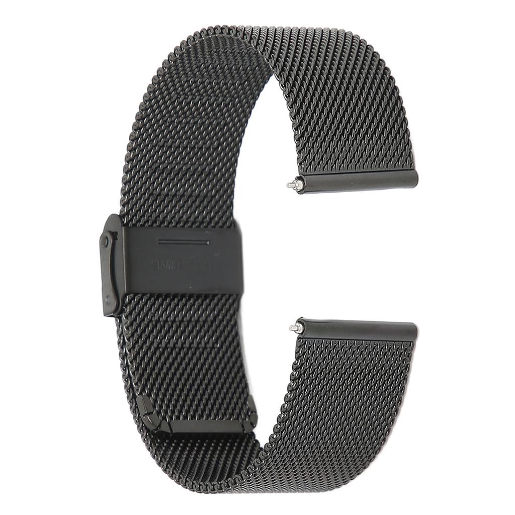 22mm Stainless Steel Watch Bands Mesh Woven Watch Straps Quick Relse Watch Wristband with Buckle for GTR 3