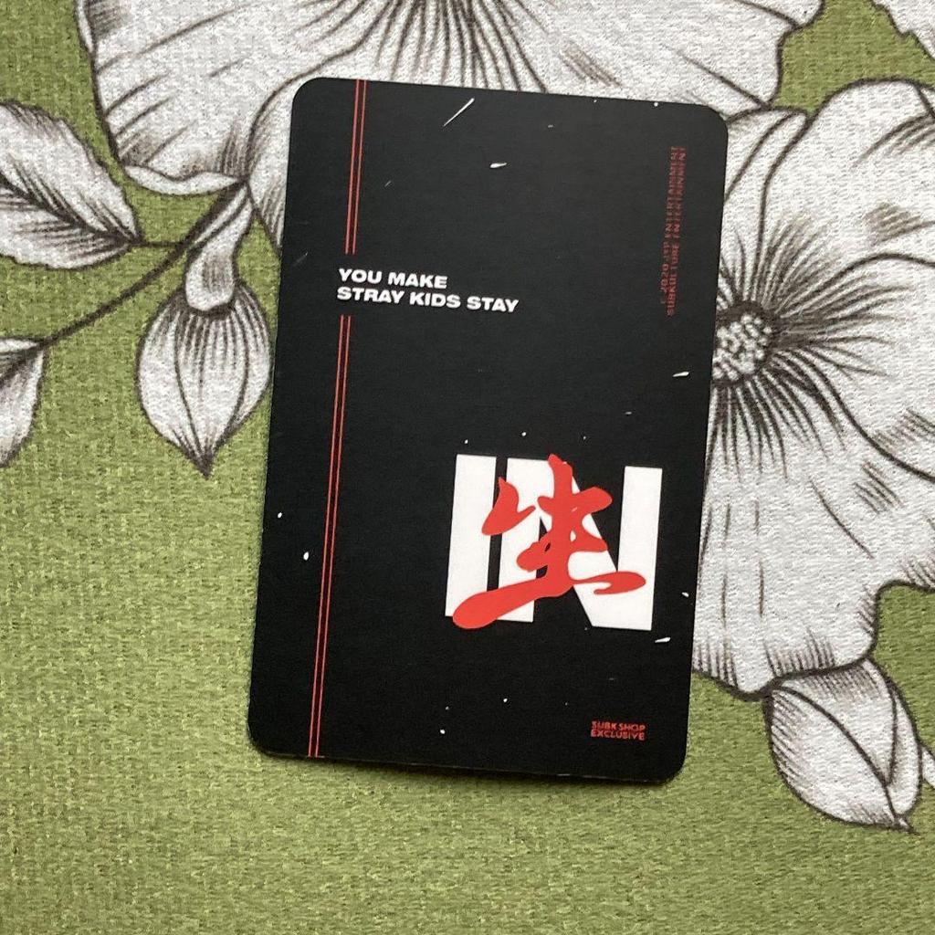 [USED] Straykids IN raw subk shop Felix trading card