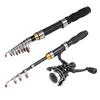 Ultra Short Mini Ice Fishing Rod Telescopic 1M-2.3M Telescopic Pocket Travel Pole for Lure Fish in Saltwater Freshwater Winter 260319