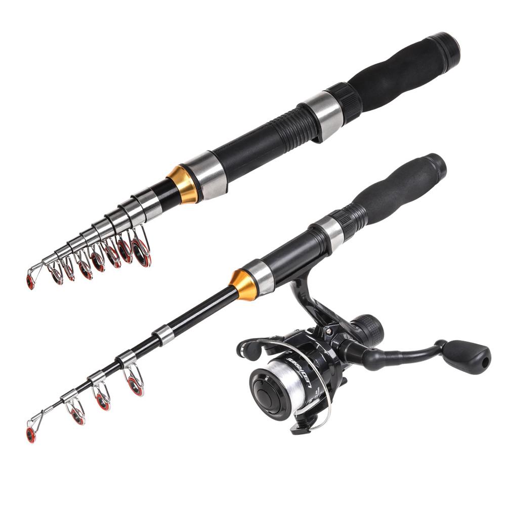 Ultra Short Mini Ice Fishing Rod Telescopic 1M-2.3M Telescopic Pocket Travel Pole for Lure Fish in Saltwater Freshwater Winter 260319