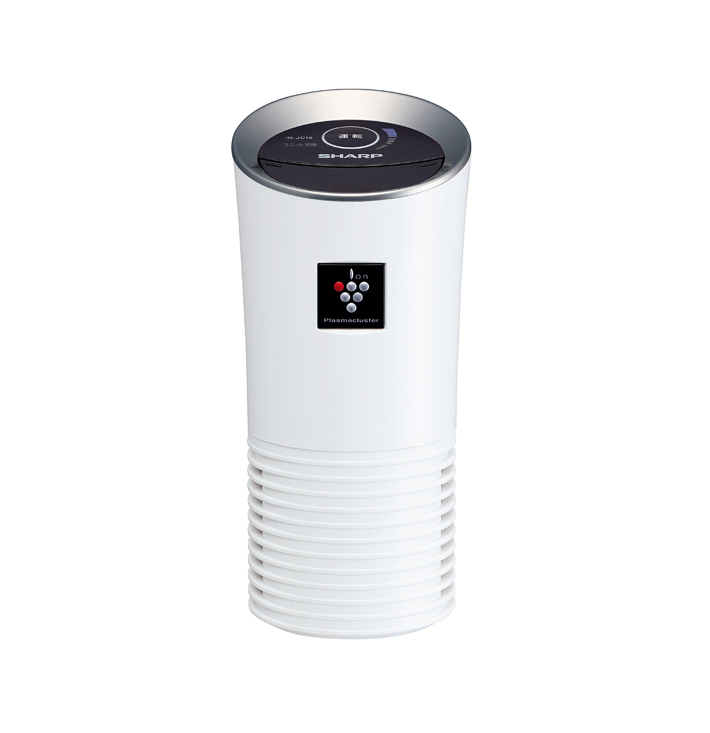 

Sharp Plasmacluster 25000 In-Car Ion Generator, Cup Holder Type, White, IG-JC15-W