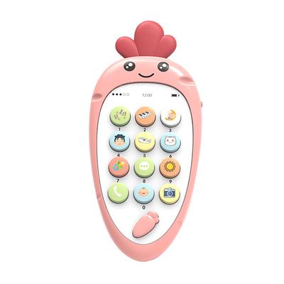 Edukacyjny Telefon dla Niemowląt Telefon Dwujęzyczny Gryzak Muzyczny Zabawki Edukacyjne Artykuły Dla Dzieci