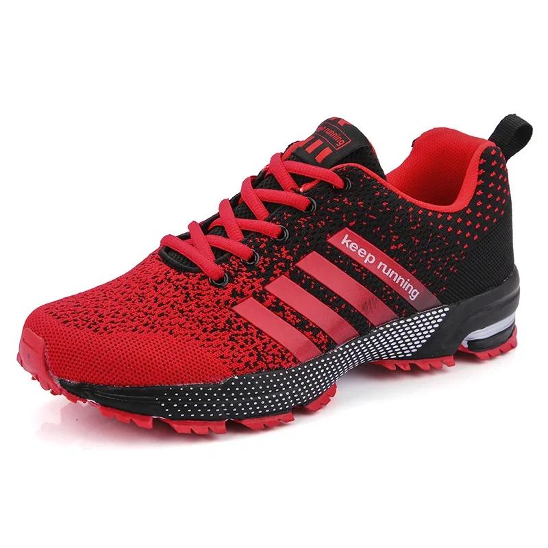 Fashion Breathable Mesh Comfortable Men Sneakers Black Sports Shoes Anti-Slip Outdoor Casual Running Mens Shoe