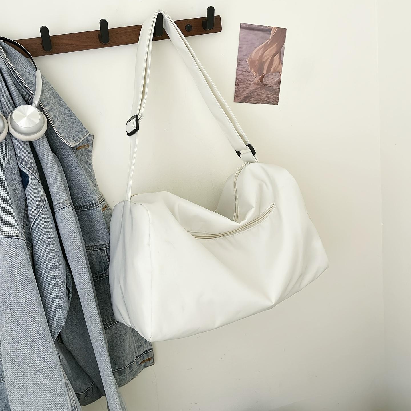Unisex minimalist travel bag, sports yoga/fitness bag, tote/shoulder bag, lightweight and portable crossbody bag, large-capacity storage backpack.