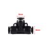 6/8/10mm Pneumatic Pipe Slip-lock Quick Connectors Straight Elbow Tee Y-shape 3-way Garden Lawn Misting Cooling Joints 3/10Pcs