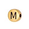 CARLIDANA High Polish Stainless Steel Letter Alphabet Beads Round Charms Pendants for Jewelry Making Diy Bracelets Necklace