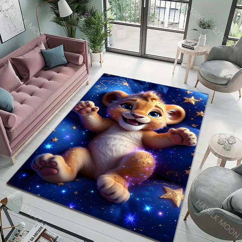Little Lion Pattern Carpet for Living Room Bedroom Sofa Creative Doormat Home Decor Area Rugged Non-slip Mat Fast Shipping