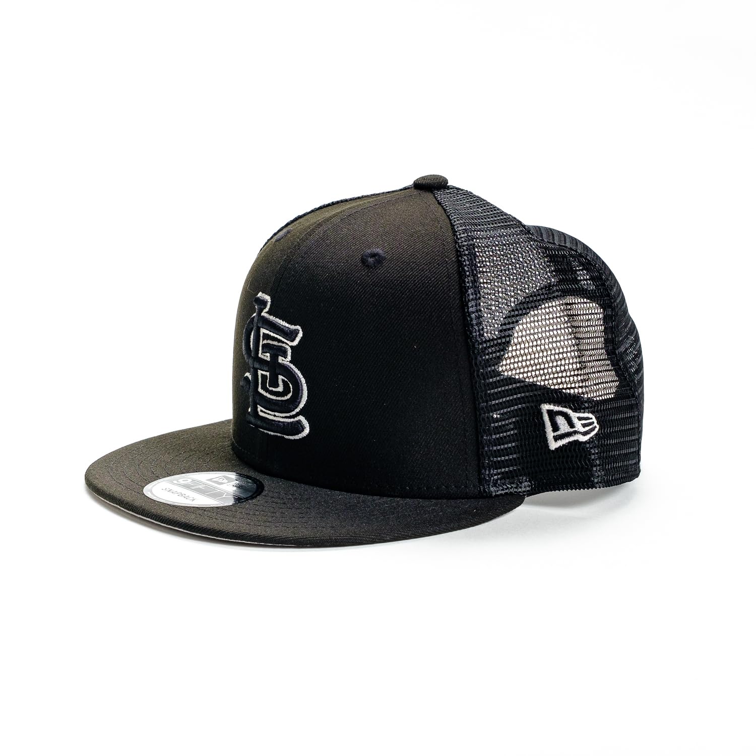

Сетчатая бейсболка Snapback 9FIFTY BLACK WHITE MLB Louis Cardinals [New Era] и St.