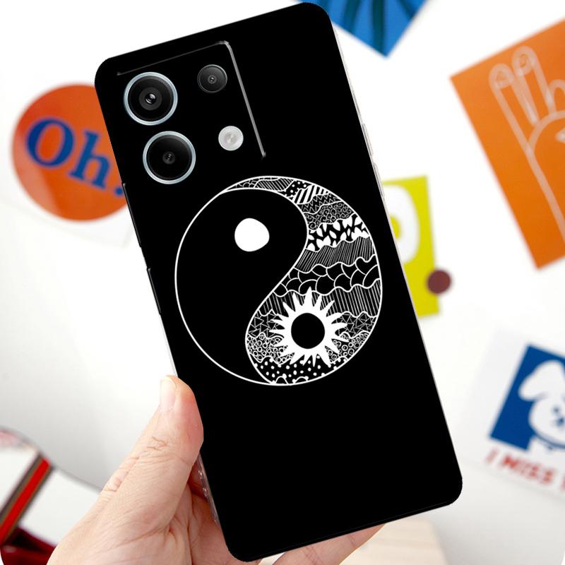 Eight Diagrams Taiji Yin Yang Funda For Xiaomi Redmi Note 14 13 10 11 12 Pro 10S 11S 12S Case For Redmi 15 13C 12C 10C 14C