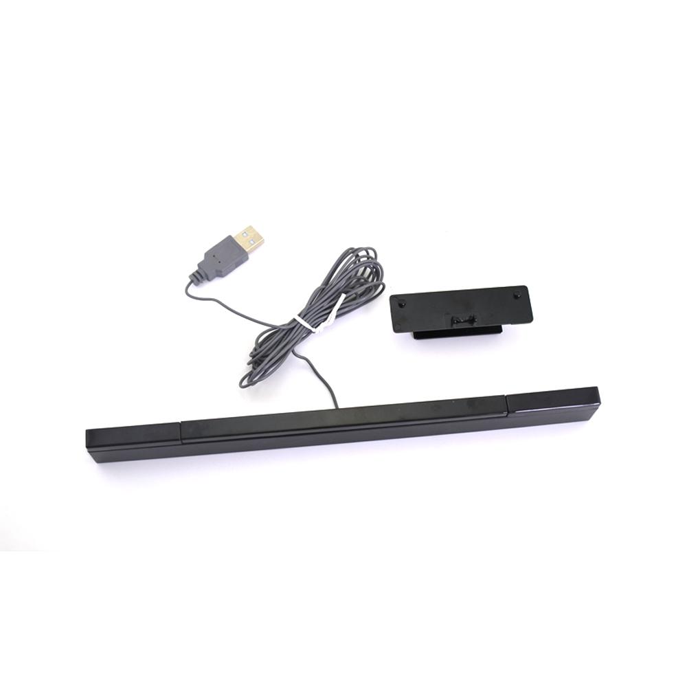 New USB TV Wired Remote Sensor Bar for Wii Console Receiver Inductor