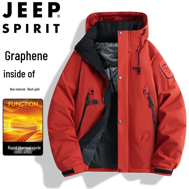 JEEP SPIRIT Men's Winter Hooded Padded Jacket