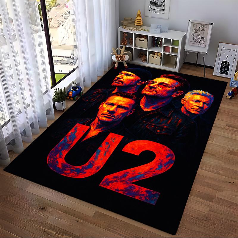 Snowy Playground Cat and Mouse Patterned Non-slip Rug, Suitable for Living Room and Bedroom Sofas