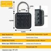 Smart Waterproof Padlock for Home, Dorm, Drawer, or Garage