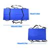 Oxford Cloth Patient Transfer Sheet with Multiple Handle and Shoulder Straps, Waterproof Foldable Soft Stretcher with Storage Bag for Home and Outdoor