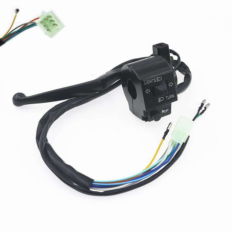 Motorcycle Handlebar Switch Assembly for Suzuki GS125/GN125: Left & Right Holder Accessories