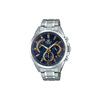 Edifice 100 Meters Waterproof Quartz Movement Stainless Steel Strap Watch Men Watches Blue EFV-580D-2AVUDF
