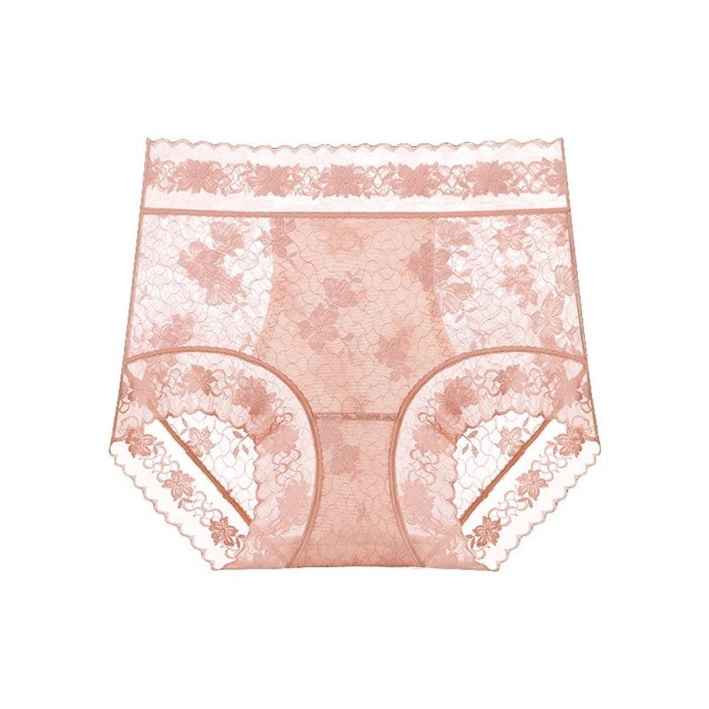 

Tummy Control Lace Butt Lifter Briefs High Waist Women Underwear Lace Slimming Shapers Female M розовый
