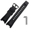 26*14mm Soft Rubber Watchband Replacement for Casio G SHOCK GST-B100/S300/410/210/W110/W100/S110/S100 Silicone Band Men Strap