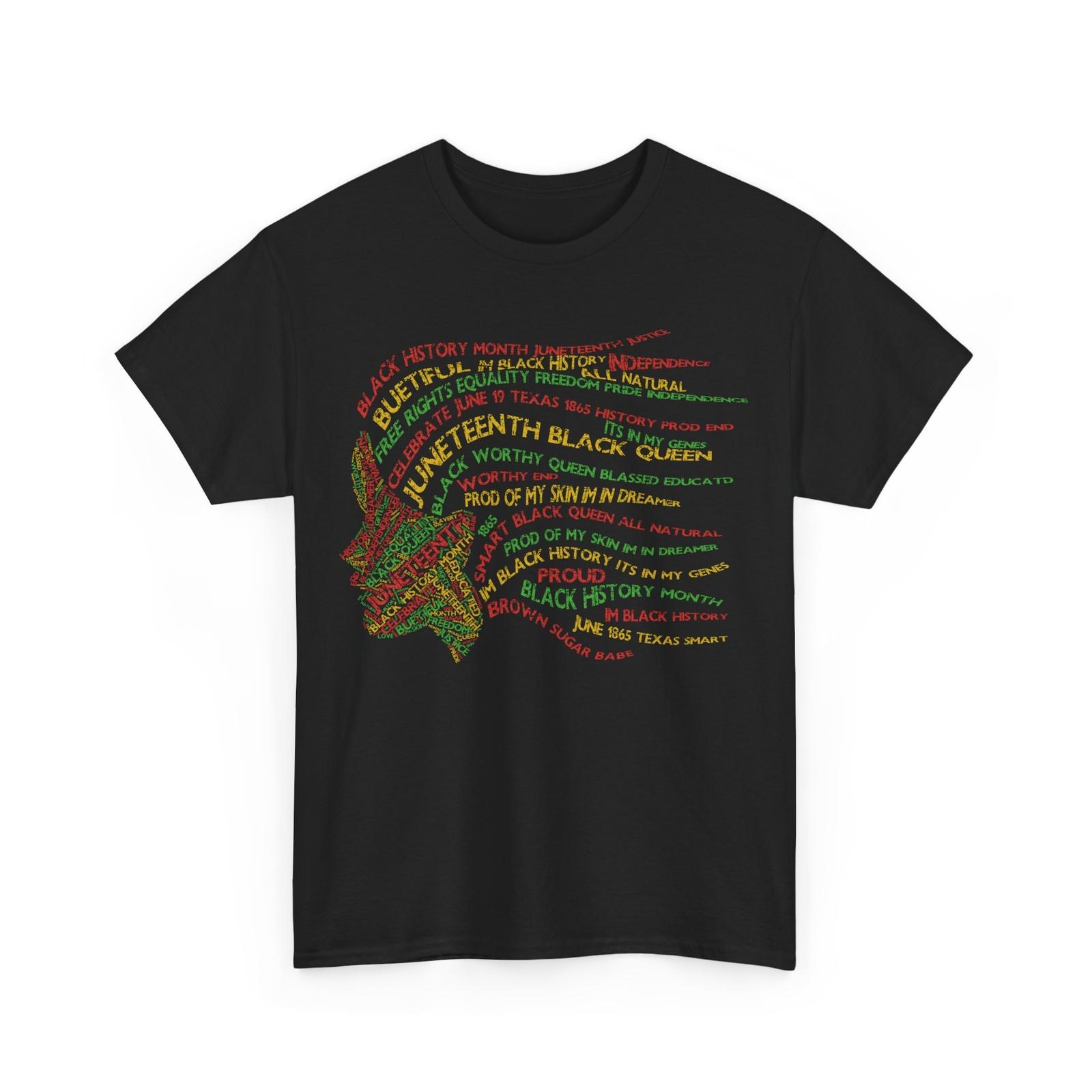 Multiword Woman Face Black History Month Juneteenth Women Shirt S