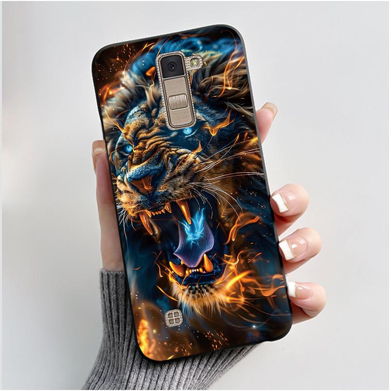 Casing For LG K10 2016 Super-Thin Slim Case Shockproof Bumper Luxury Cute Cool Boys Girls Black Matte Soft Silicone Back Cover