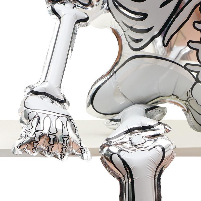 Halloween Skeleton Decor Supplies Halloween Large Skeleton Man Inflatables Ghost Halloween Party Decoration Skeleton Man Kid Toy