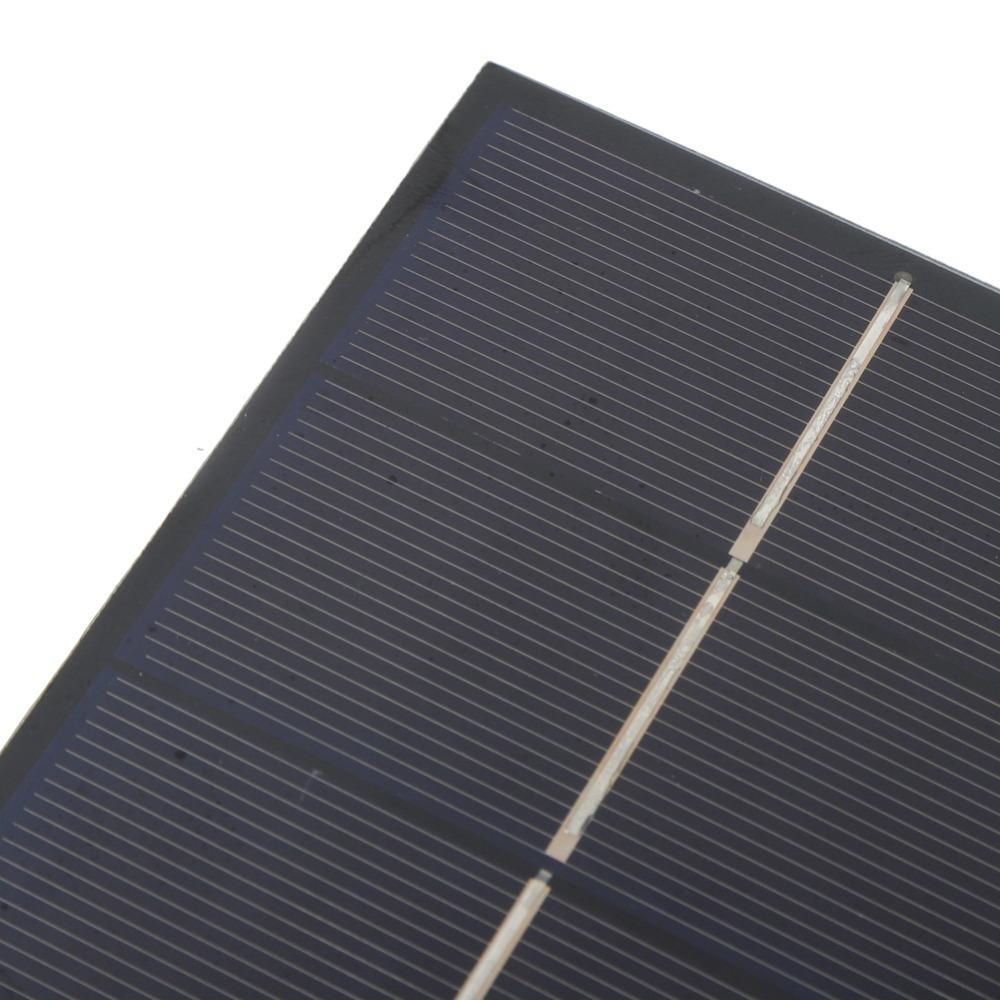 Durable 5.5W 6V Solar Panel High Conversion Rate Portable Solar Charger DIY Battery Charger Outdoor Charging